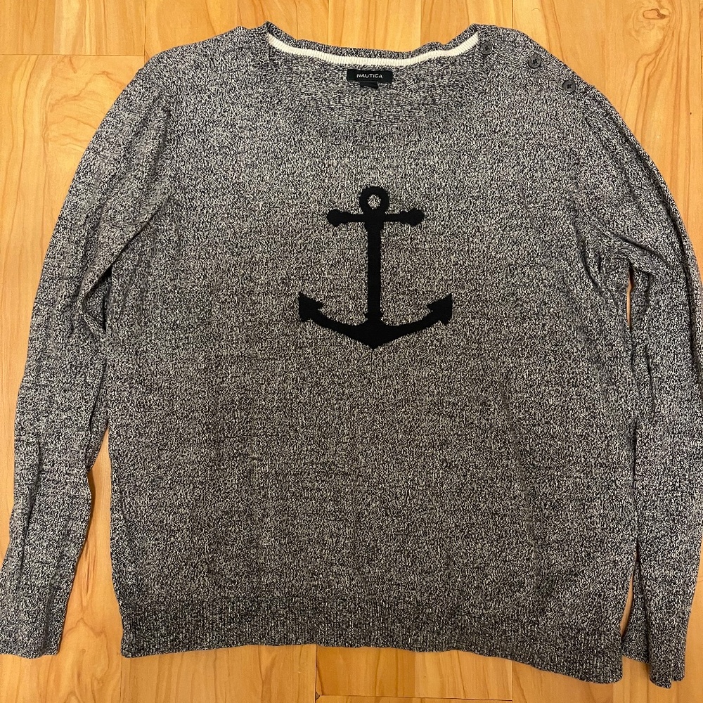 Nuatica Nautical Sweater in Navy Blue